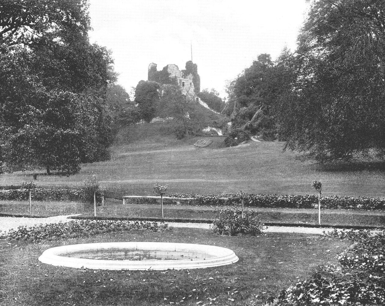 Hawardenin linna, Flintshire, Wales, 1894. tekijältä Unbekannt
