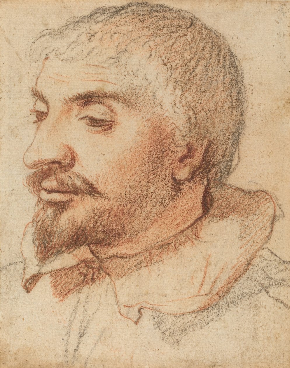 Miehen pää, c. 1600. tekijältä Unbekannt