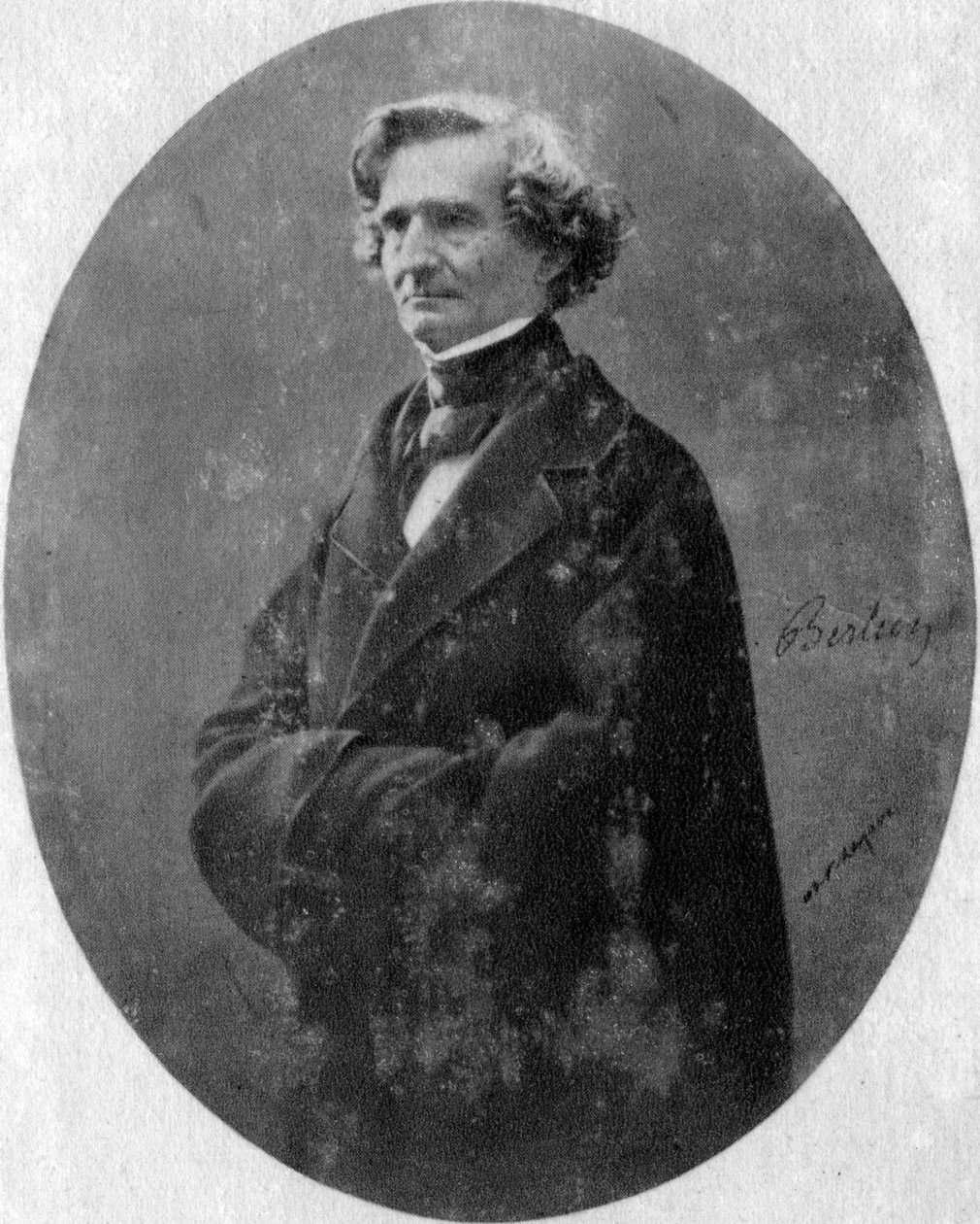 Hector Berlioz, ranskalainen romanttinen säveltäjä, c1845-1869 tekijältä Unbekannt