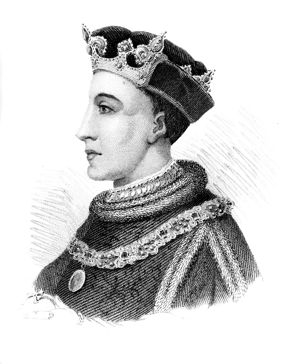 Henrik V, Englannin kuningas, 1850 tekijältä Unbekannt