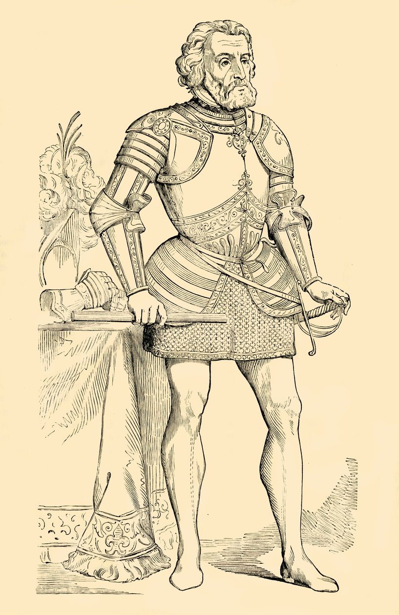 Fernando Cortes, c1530-1540, 1890. tekijältä Unbekannt