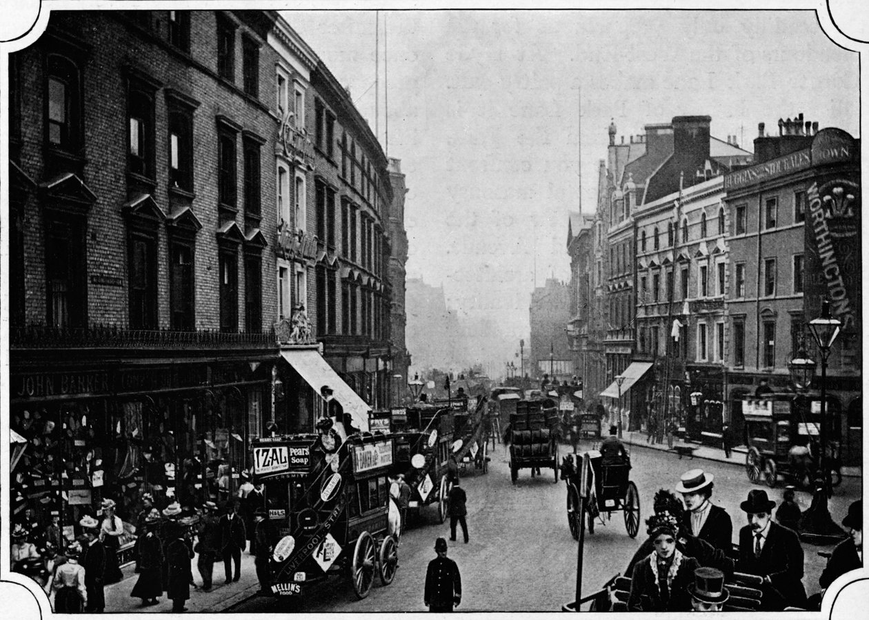 High Street, Kensington, Lontoo, c1900 1901 tekijältä Unbekannt