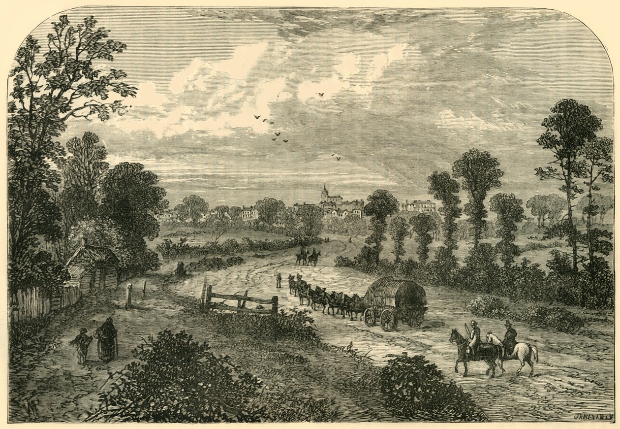 Highgate, Upper Hollowaysta, vuodelta 1876. tekijältä Unbekannt