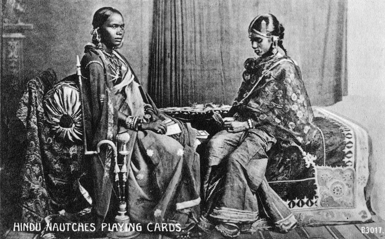 Hindu ei pelaa pelikortteja, Intia, 1900-luvun alku tekijältä Unbekannt