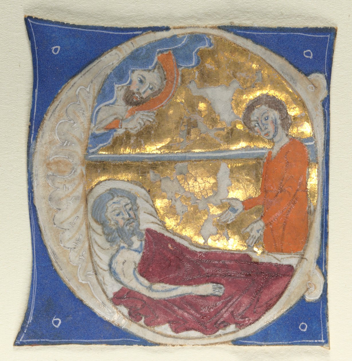 Historioitu alkuperäinen, poistettu Raamatusta, 1200-luku. tekijältä Unbekannt