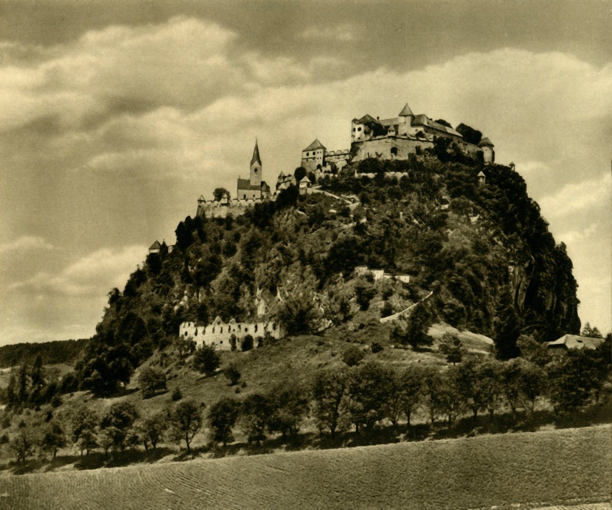Hochosterwitzin linna, Kärnten, Itävalta, 1935. tekijältä Unbekannt