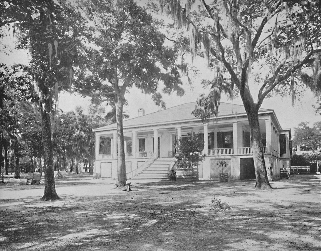 Jefferson Davisin koti, Beauvoir, Louisiana, 1897. tekijältä Unbekannt