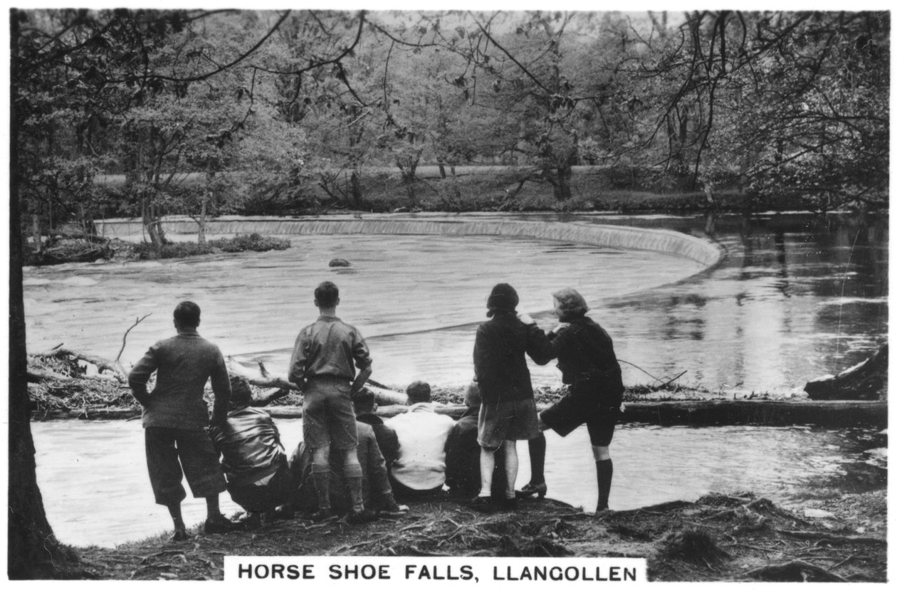 Horse Shoe Falls, Llangollen, 1937 tekijältä Unbekannt