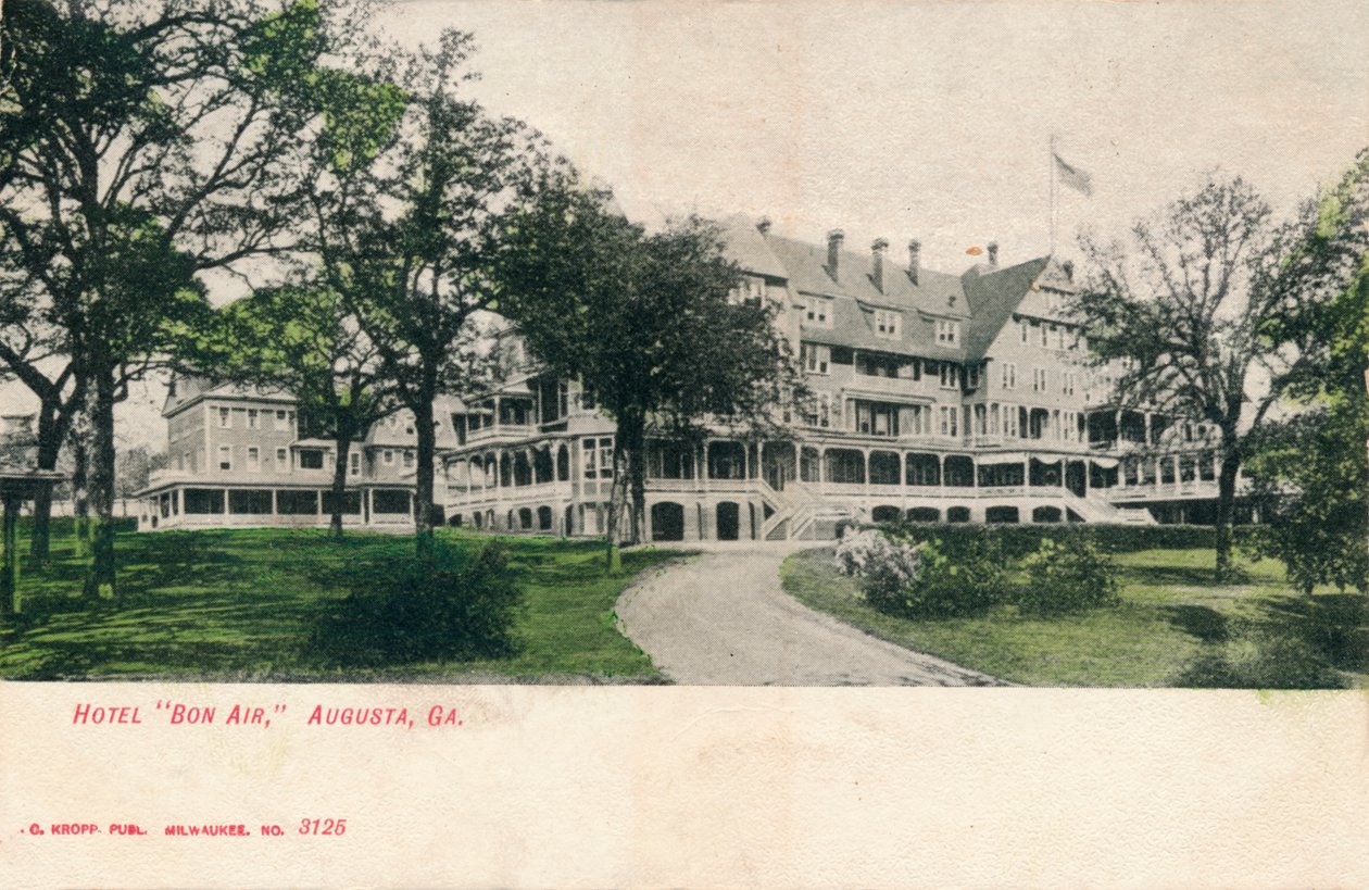 Hotel Bon Air, Augusta, Georgia, 1910 tekijältä Unbekannt