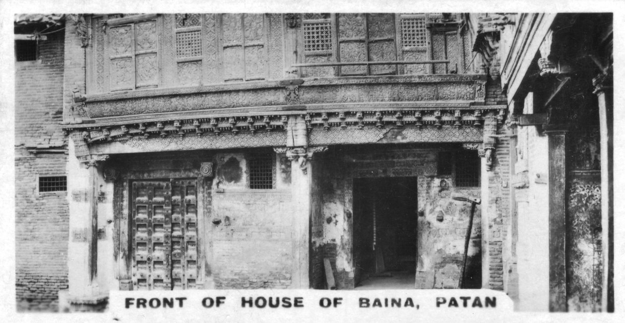 House of Baina, Patan, Intia, vuodelta 1925 tekijältä Unbekannt