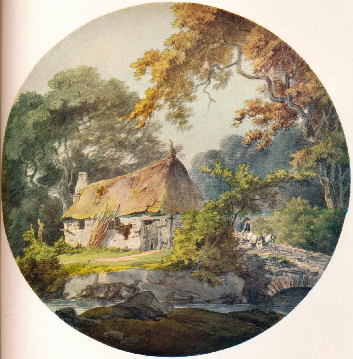 Hovel lähellä Yealmptonia, Devon, 1921 tekijältä Unbekannt