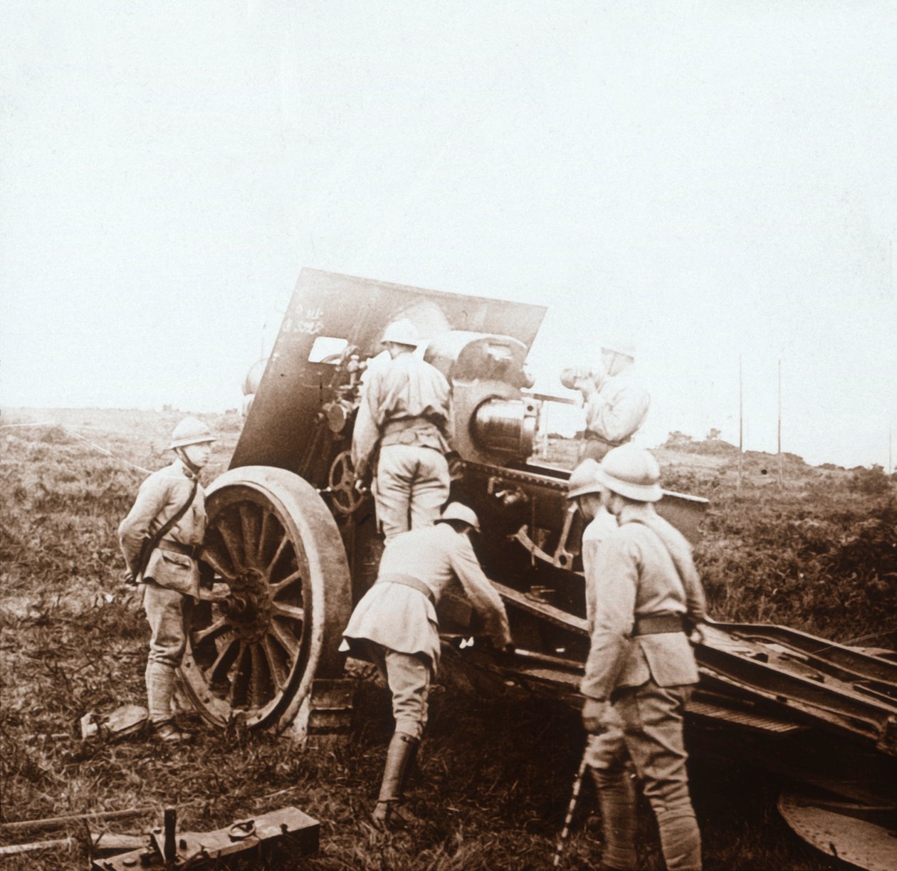 Haupitsi akku, c1914-c1918 tekijältä Unbekannt