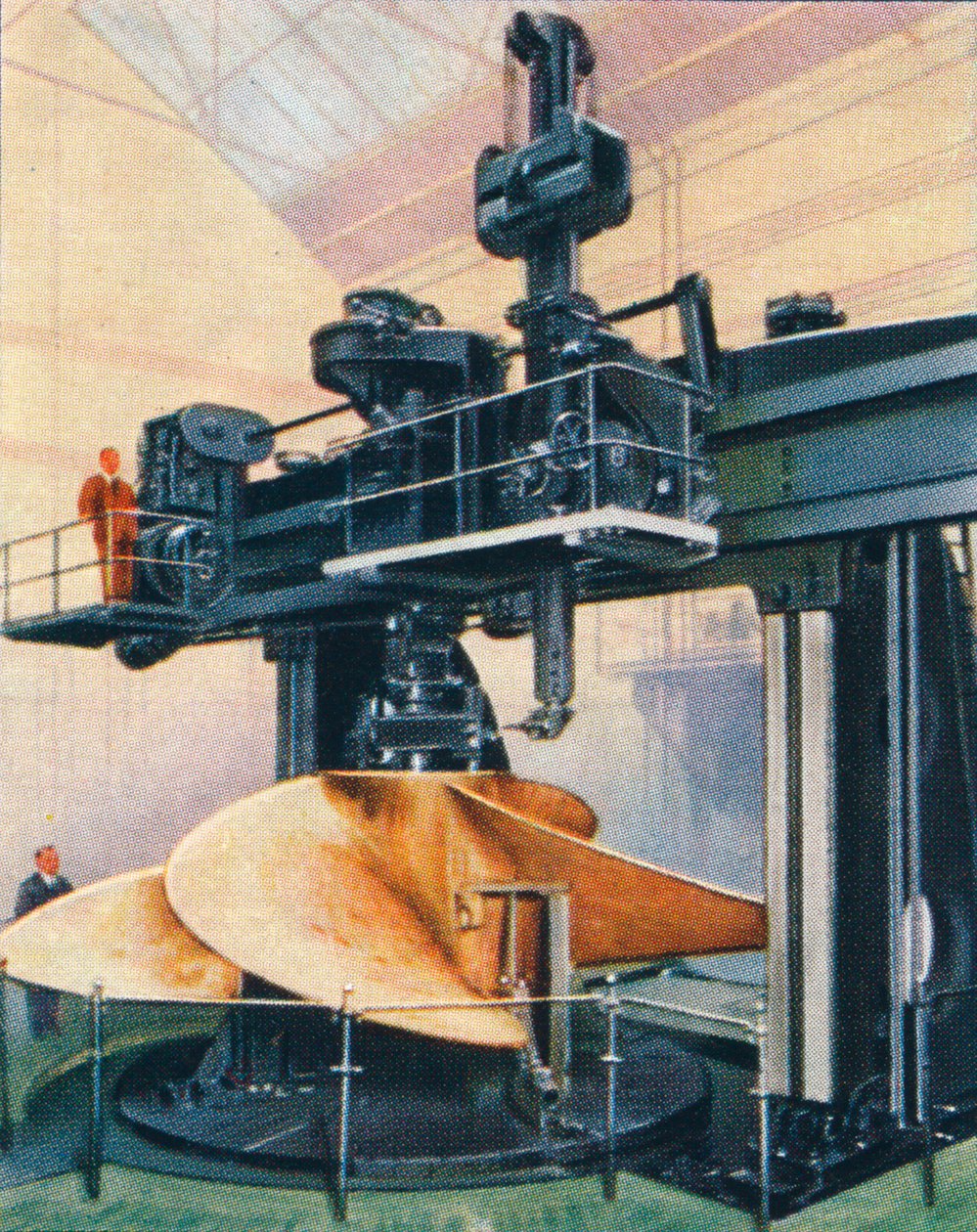 Valtava pystysuora poraustehdas, 1938 tekijältä Unbekannt