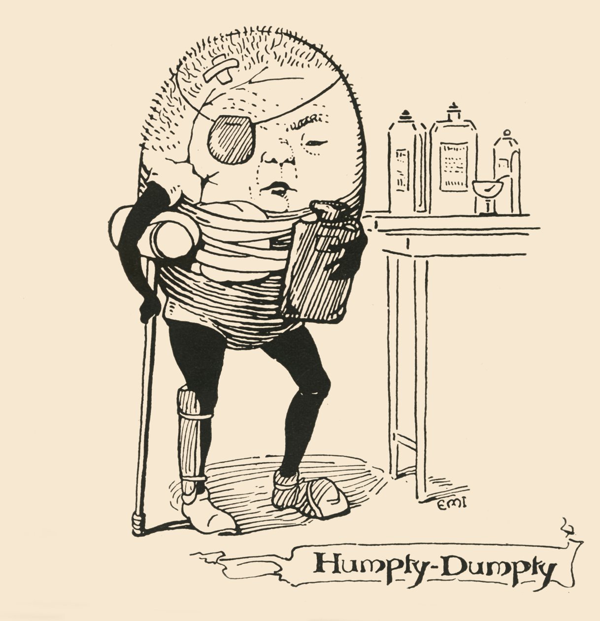 Humpty-Dumpty, 1928. tekijältä Unbekannt