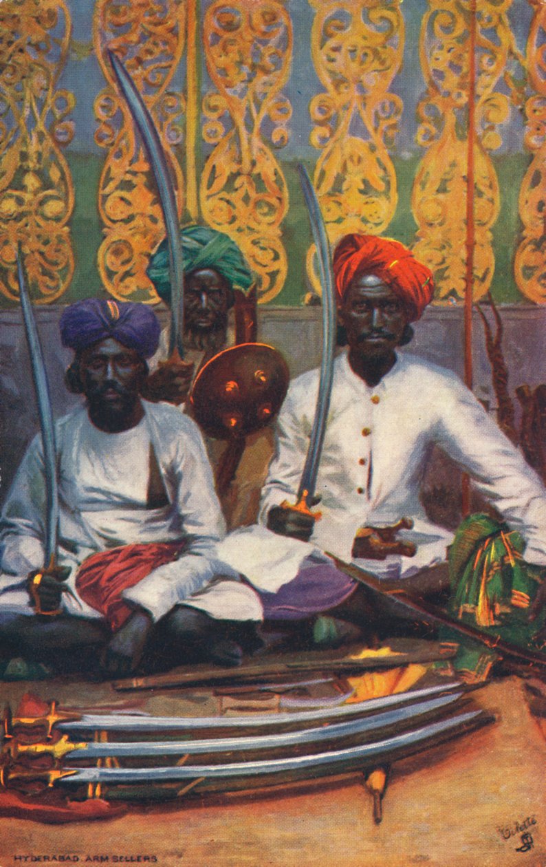 Hyderabad Arms Sellers, c1903. tekijältä Unbekannt