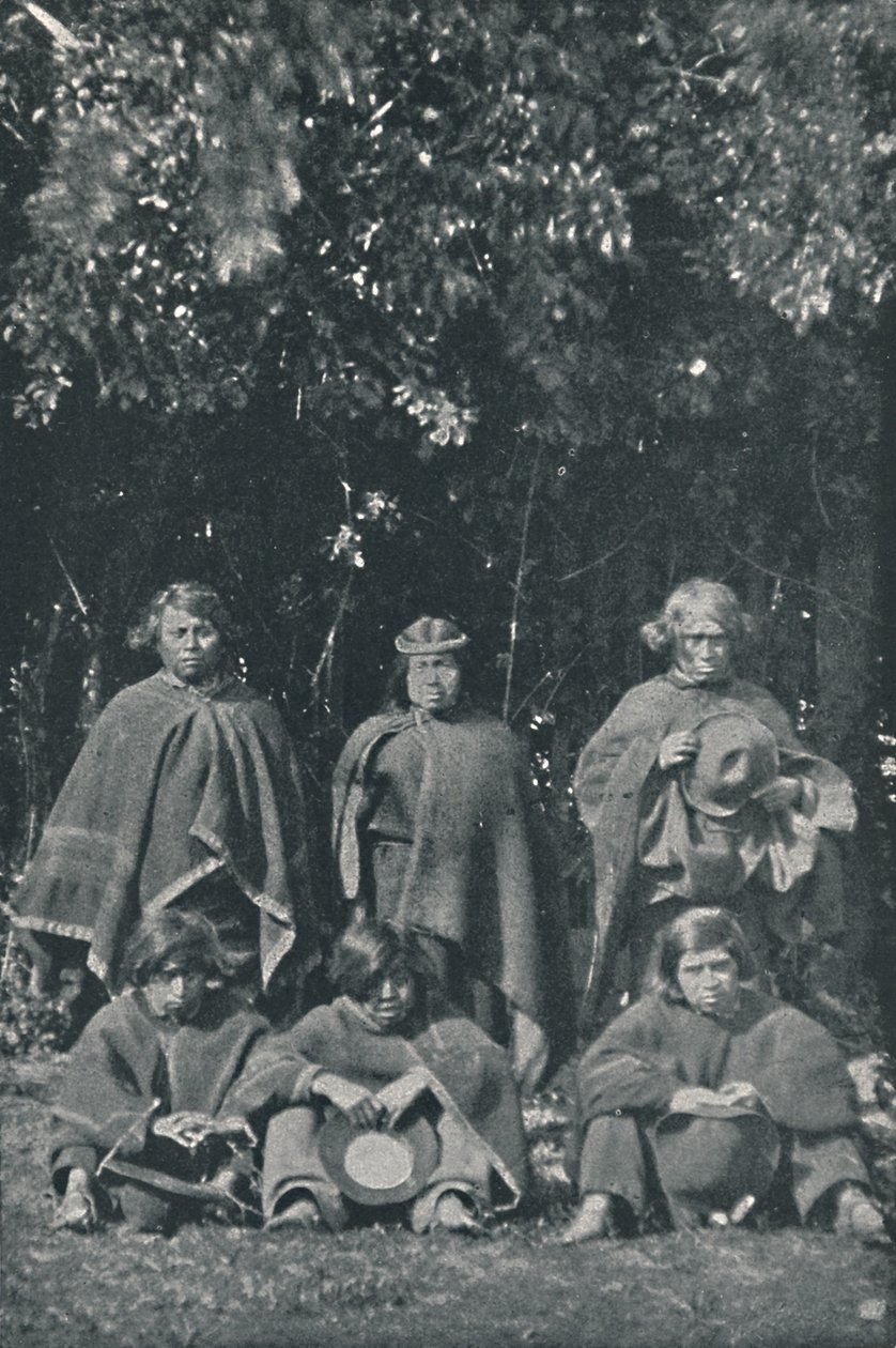 Intiaanit Chiloen saarelta, 1916 tekijältä Unbekannt