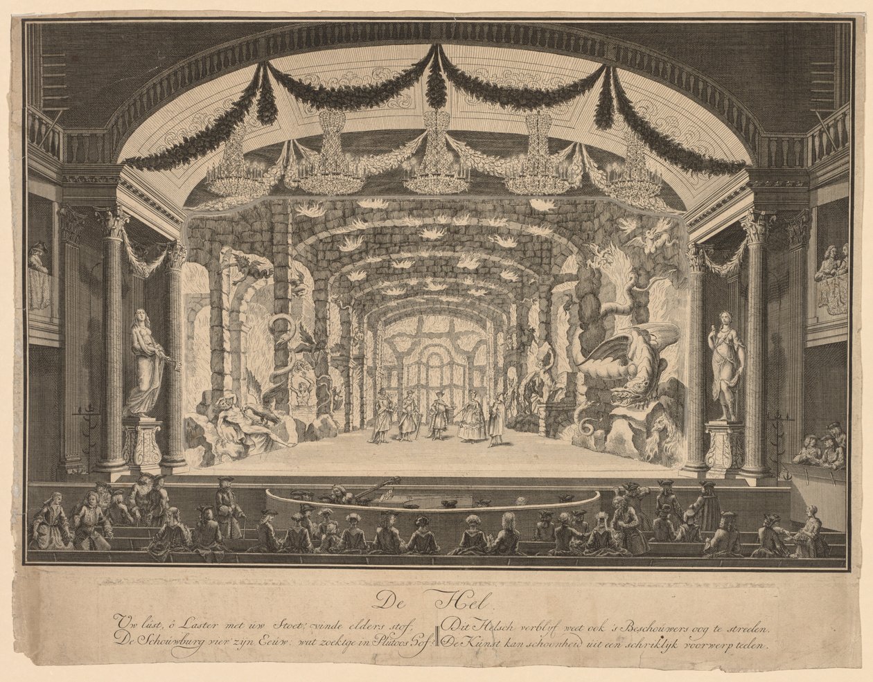 Helvetti, 1700-luku. tekijältä Unbekannt