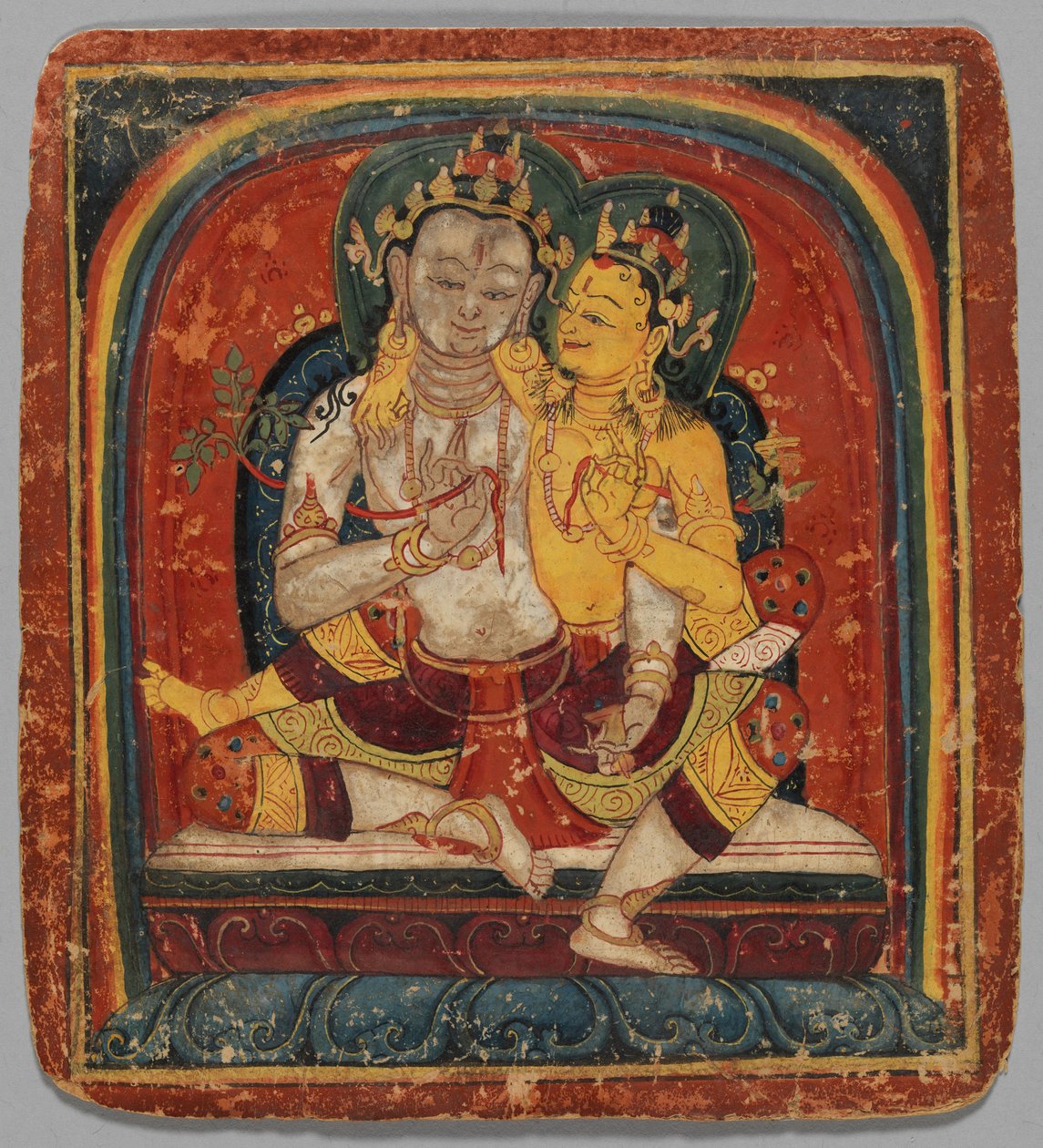 Vihkimiskortti Tsakalis: Maitreya, 1400-luvun alku. tekijältä Unbekannt