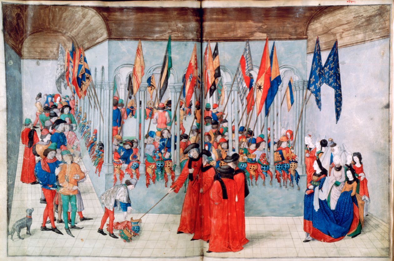 Kypärän tarkastus, 1488-1489 tekijältä Unbekannt