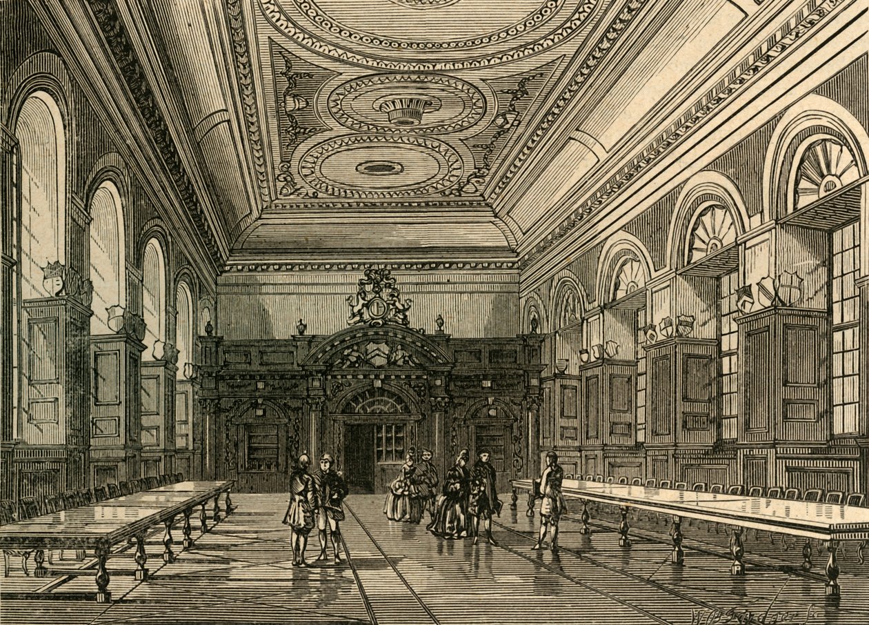 Stationers Hallin sisustus, 1876, 1897. tekijältä Unbekannt