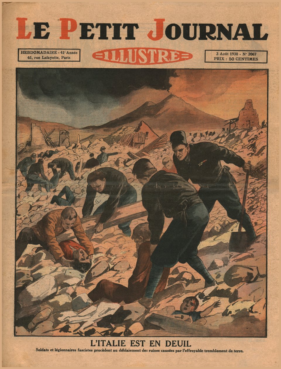 Italiassa on suru, 1930. tekijältä Unbekannt