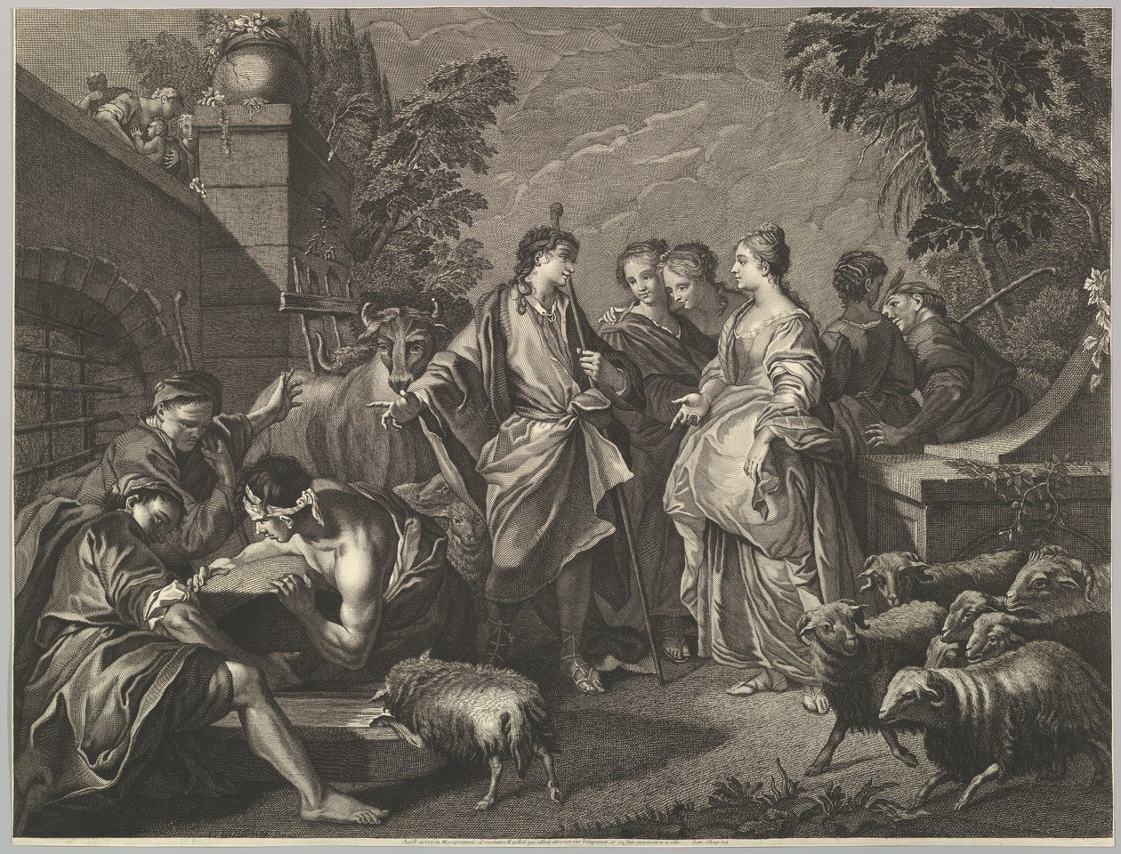 Jaakob saapuu Mesopotamiaan 1700-luvulla. tekijältä Unbekannt