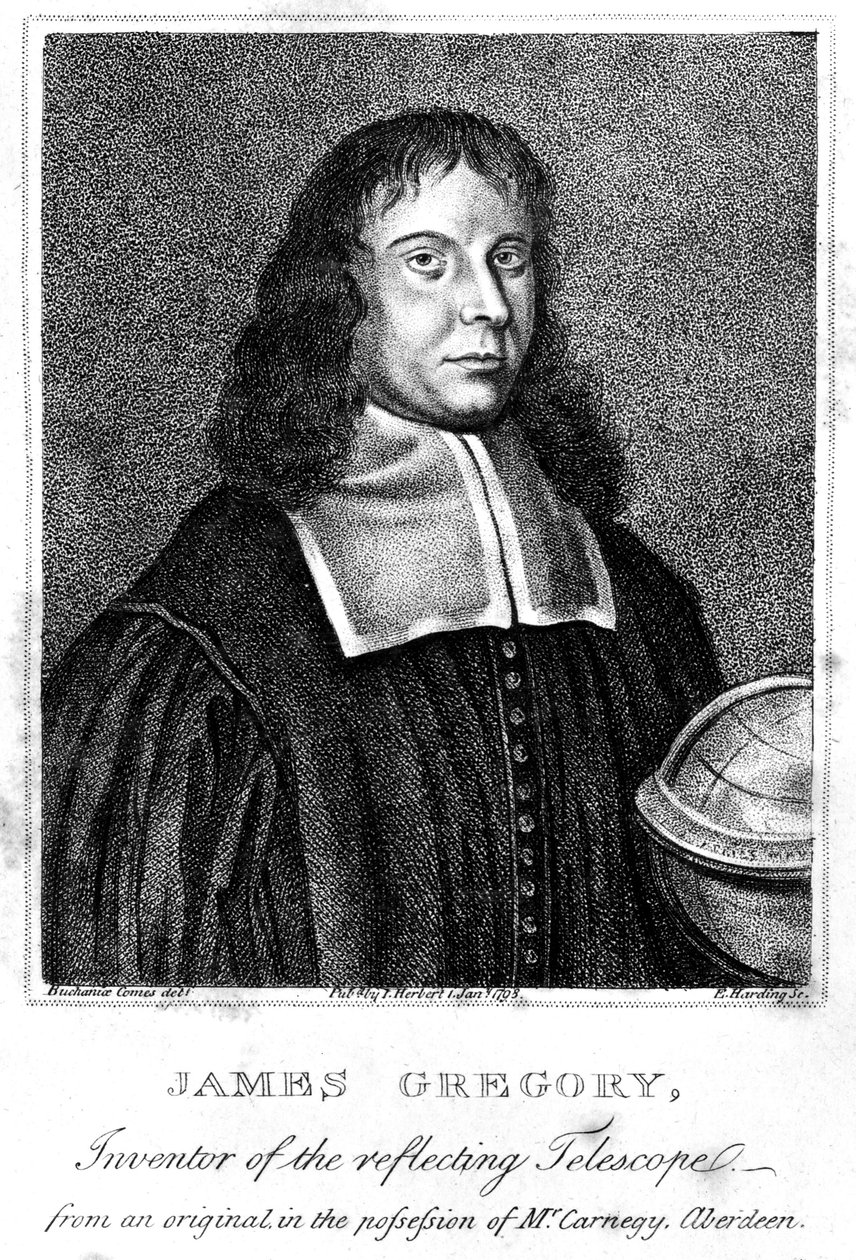 James Gregory, skotlantilainen matemaatikko, n. 1670 tekijältä Unbekannt