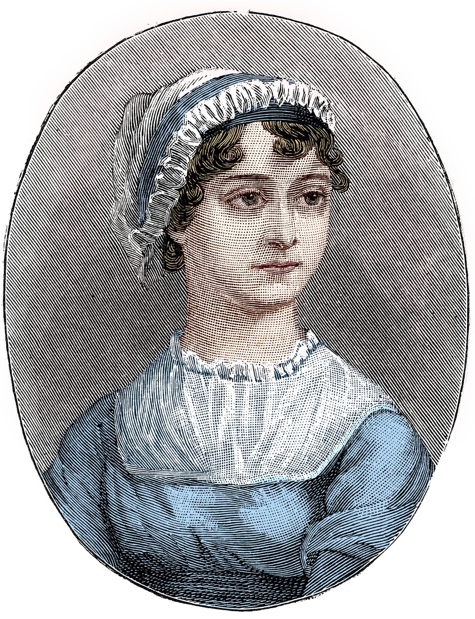 Jane Austen 1775-1817, englantilainen kirjailija tekijältä Unbekannt