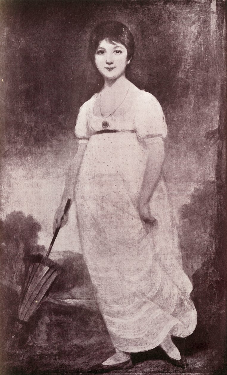 Jane Austen, c1789, 1919 tekijältä Unbekannt