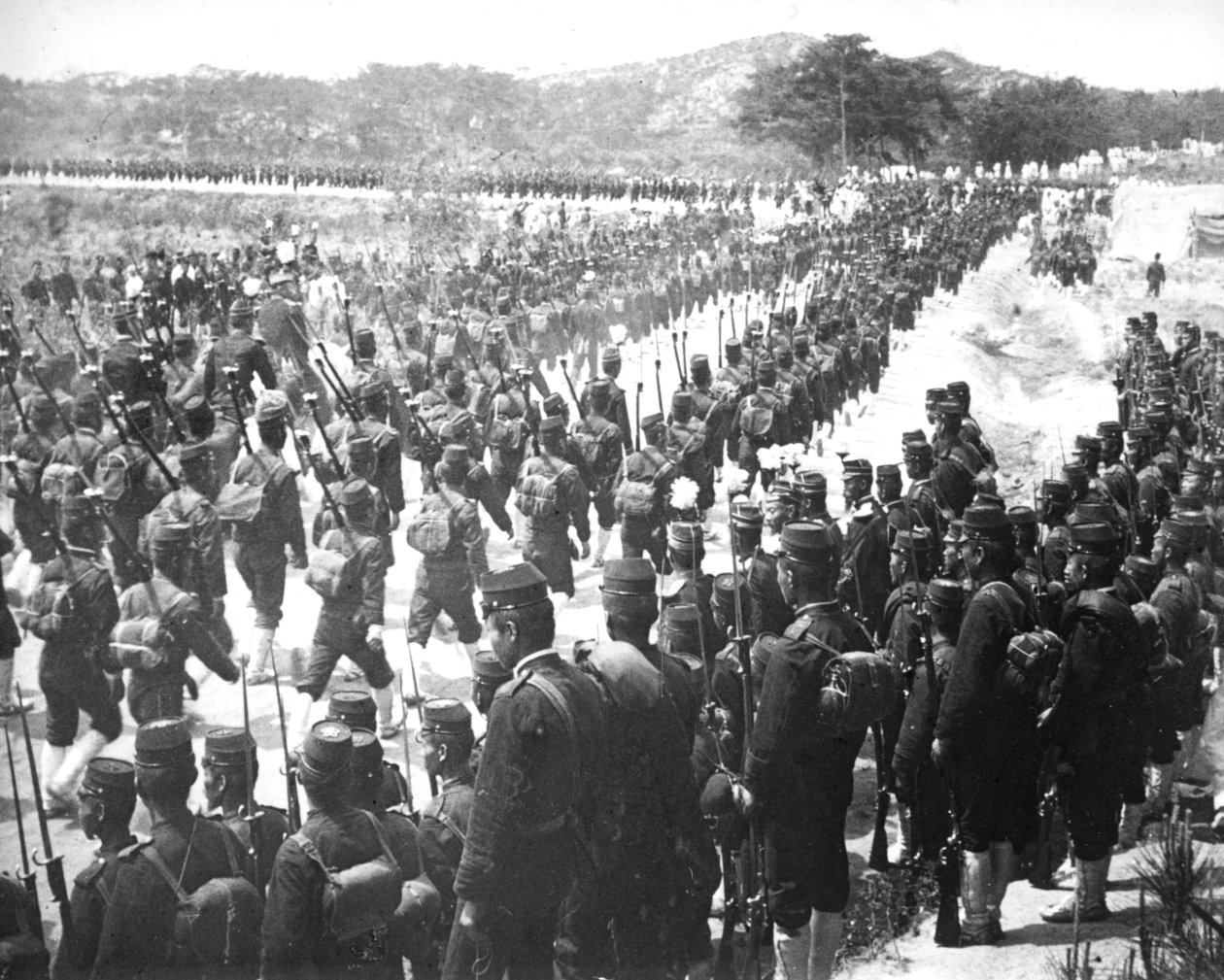 Japanin joukot, Korea, c1900 tekijältä Unbekannt