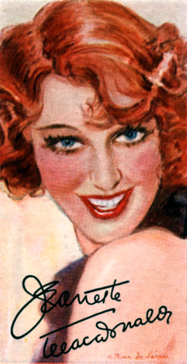 Jeanette MacDonald, 1903-1965, laulaja ja näyttelijä, 1900-luku tekijältä Unbekannt