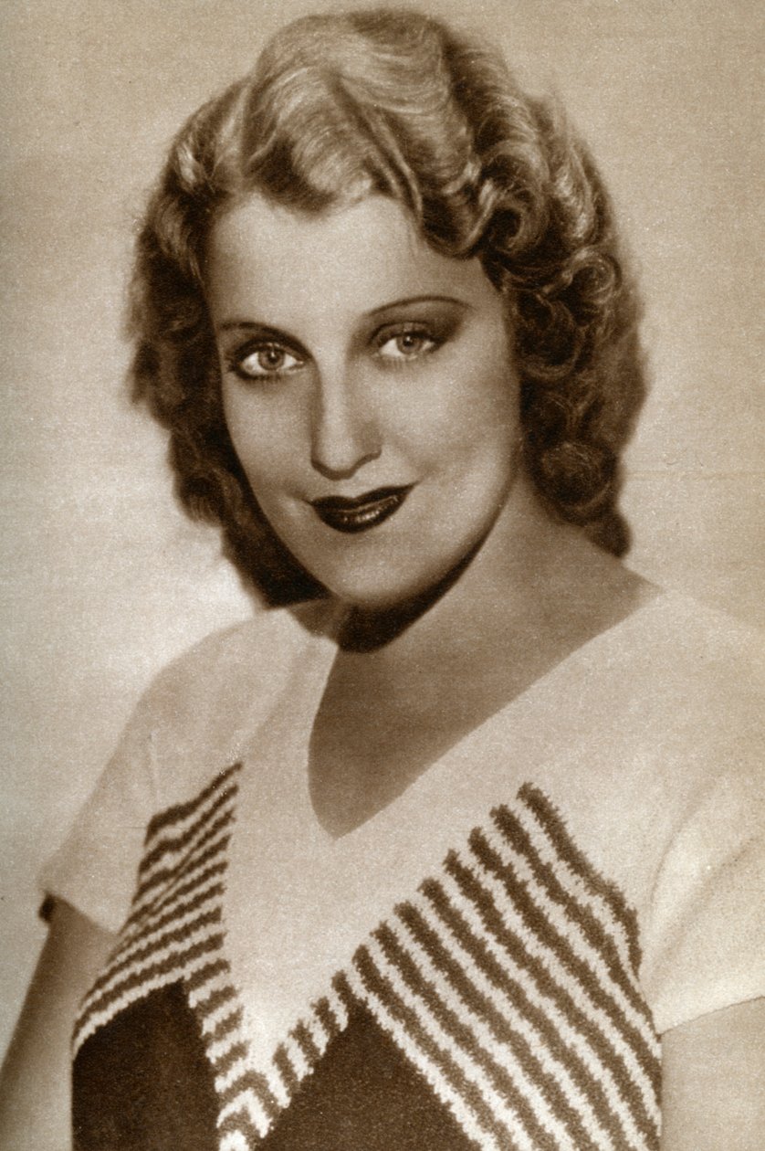 Jeanette MacDonald, yhdysvaltalainen näyttelijä, 1933 tekijältä Unbekannt