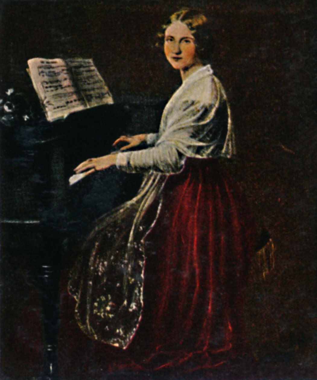Jenny Lind 1820-1887. - Asherin maalaus, 1934. tekijältä Unbekannt