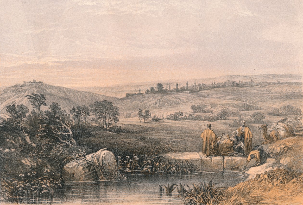 Jerusalem pohjoisesta, 1855. tekijältä Unbekannt