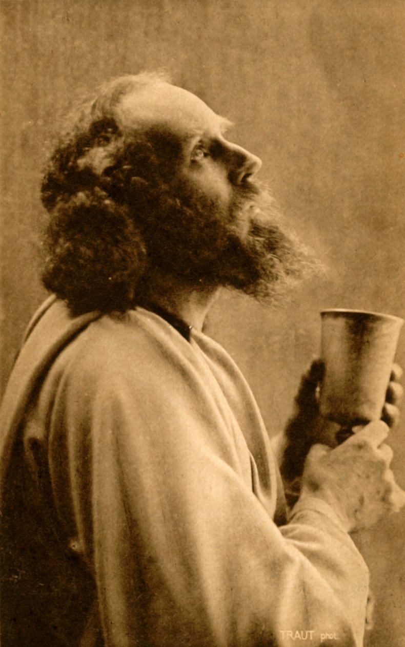 Jeesus viimeisellä ehtoollisella, 1922. tekijältä Unbekannt