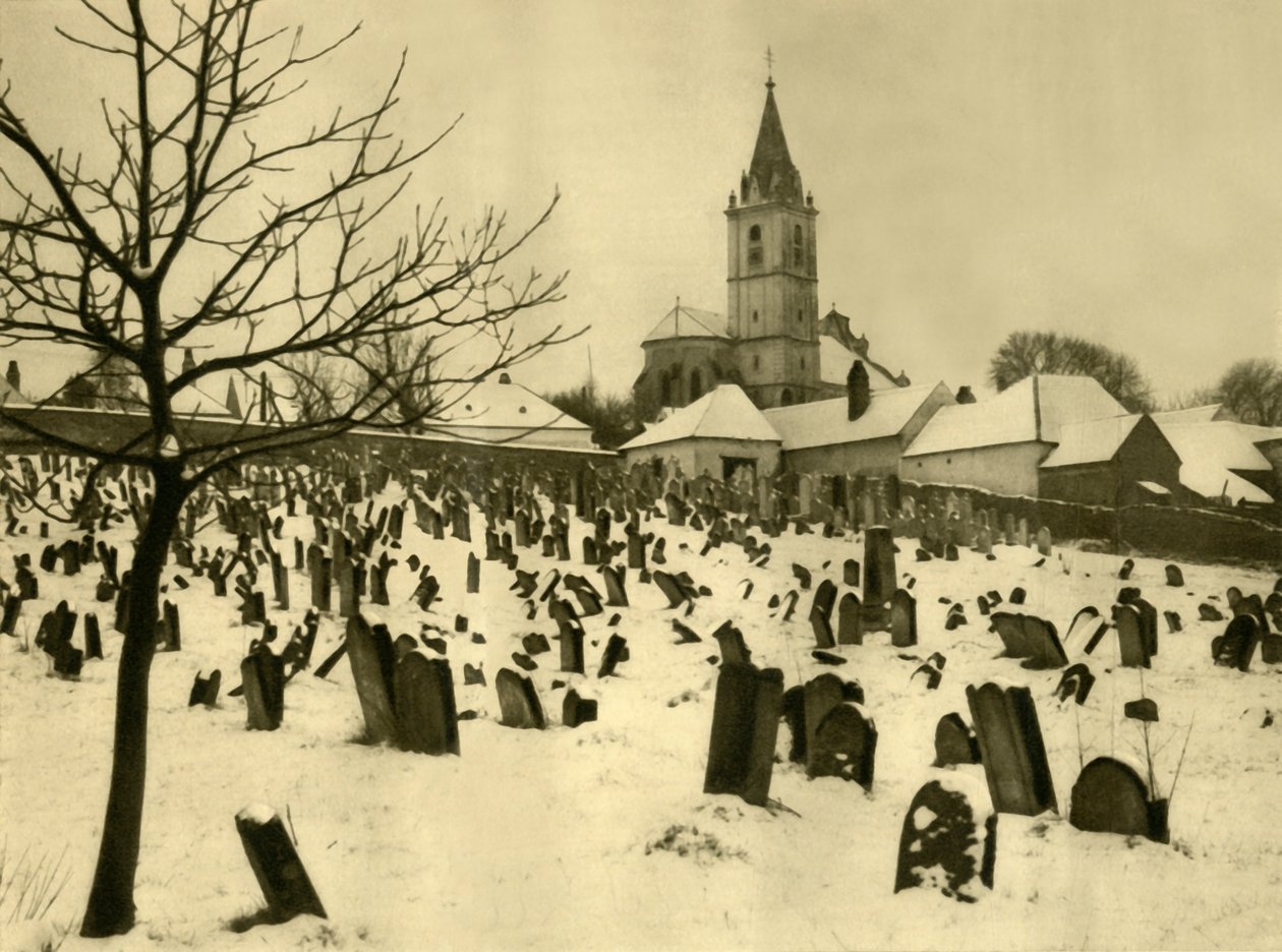Juutalainen hautausmaa, Mattersburg, Burgenland, Itävalta, 1935. tekijältä Unbekannt