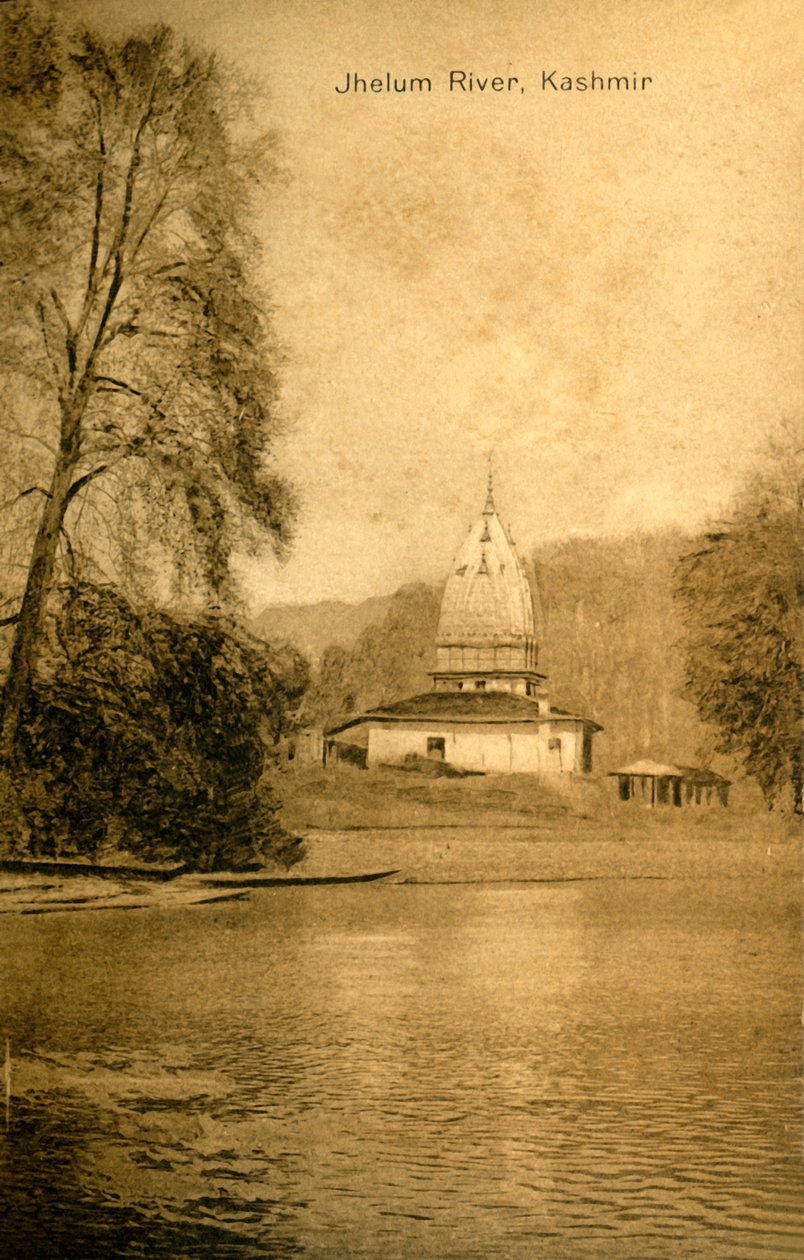 Jhelum-joki, Kashmir, c1918-c1939. tekijältä Unbekannt
