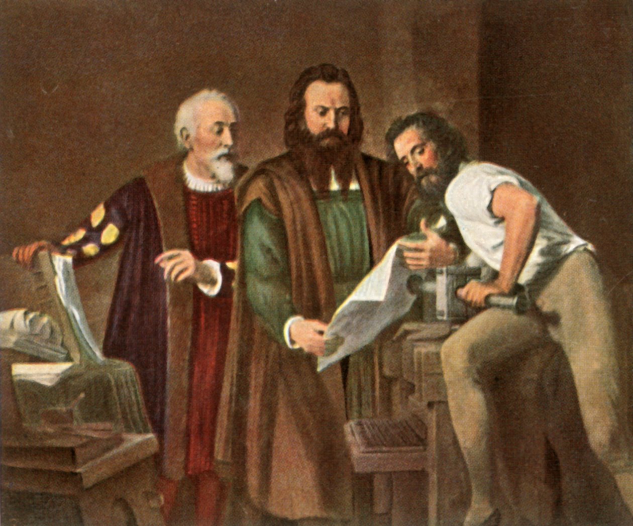 Johann Gutenberg 1400-1468, 1936. tekijältä Unbekannt