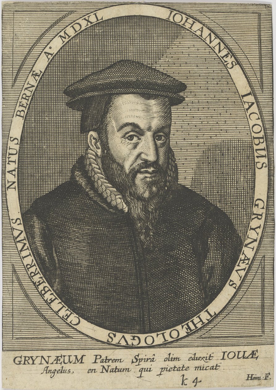 Johann Jakob Grynaeus 1540-1617, 1650. tekijältä Unbekannt