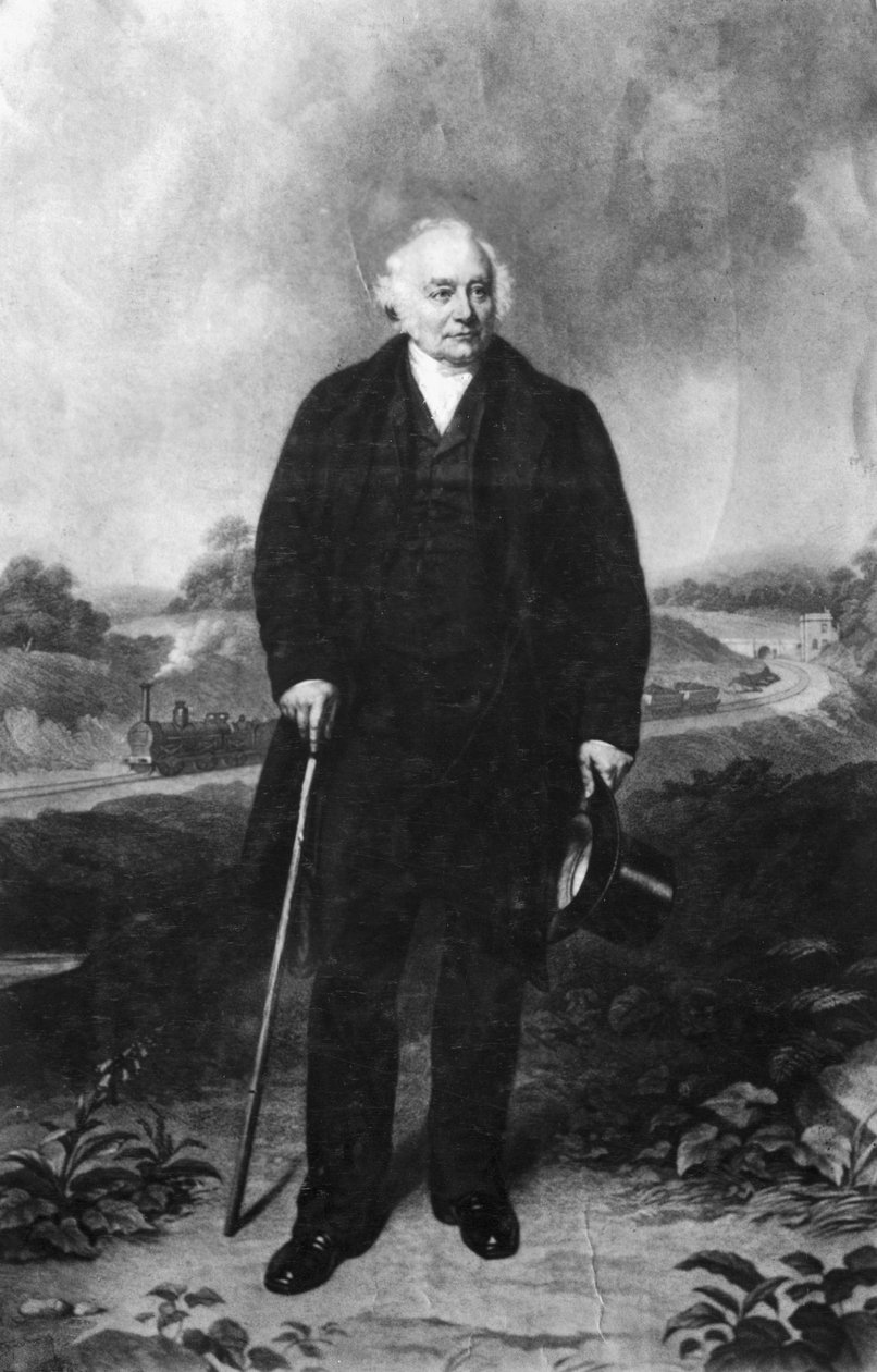 John Ellis, kansanedustaja ja rautateiden puheenjohtaja, n. 1850-luku tekijältä Unbekannt