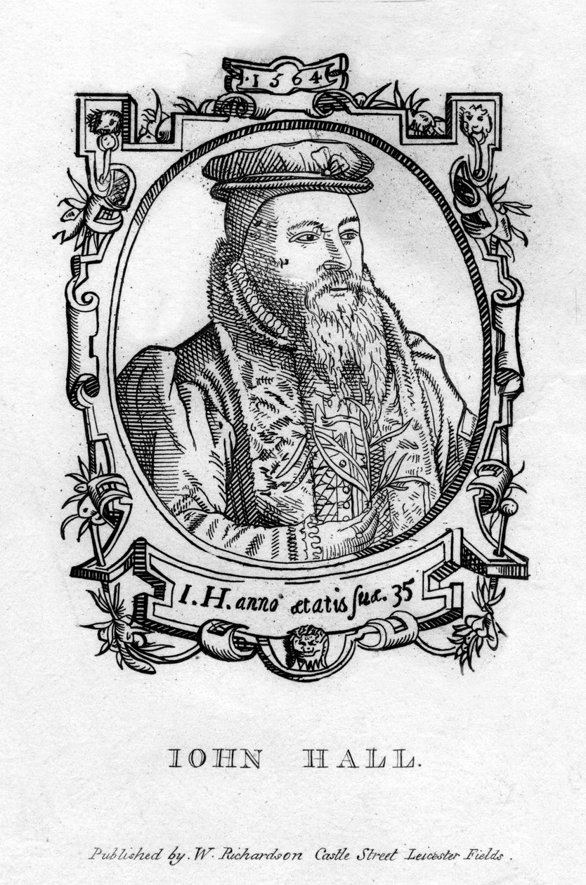 John Hall c1575-1635, englantilainen lääkäri tekijältä Unbekannt