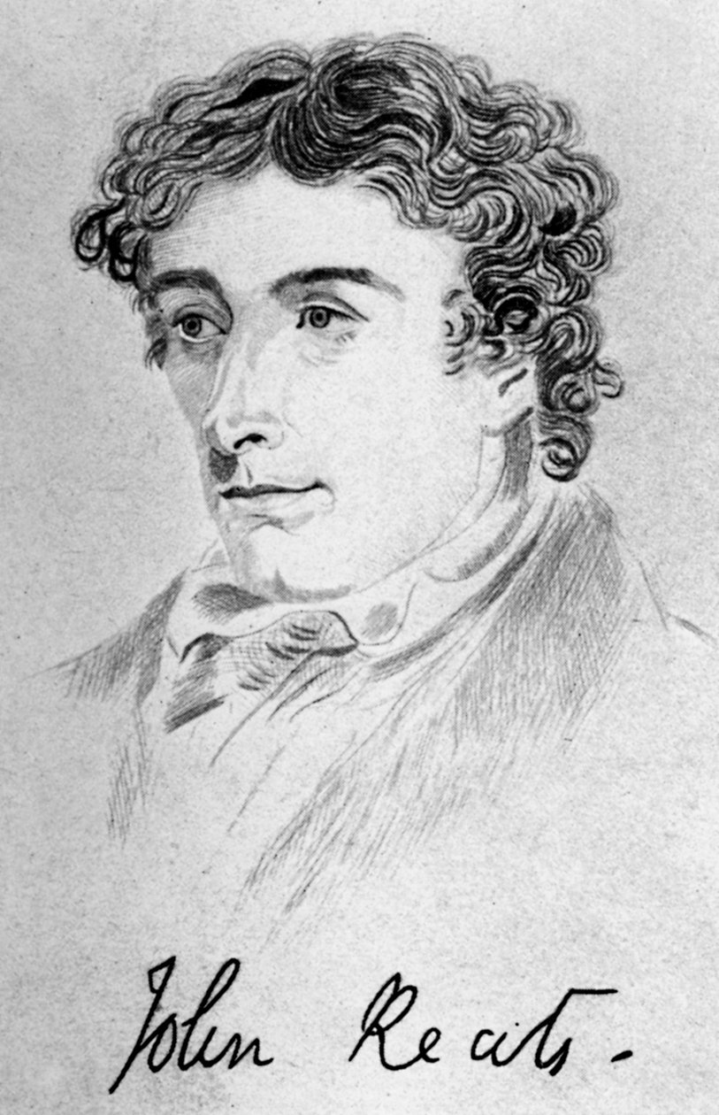 John Keats, englantilainen runoilija, 1912 tekijältä Unbekannt