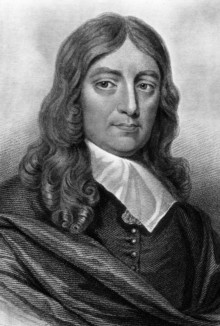 John Milton, englantilainen runoilija, 1800-luku tekijältä Unbekannt
