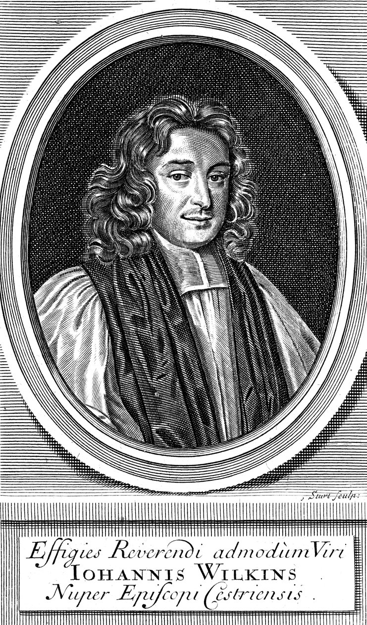 John Wilkins, 1600-luvun englantilainen pappi ja tähtitieteilijä tekijältä Unbekannt