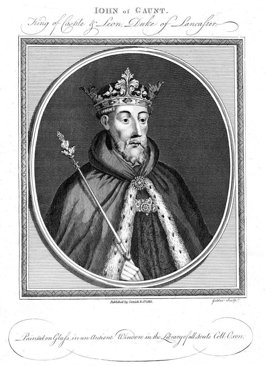 John of Gaunt, Lancasterin herttua 1340-1399 tekijältä Unbekannt