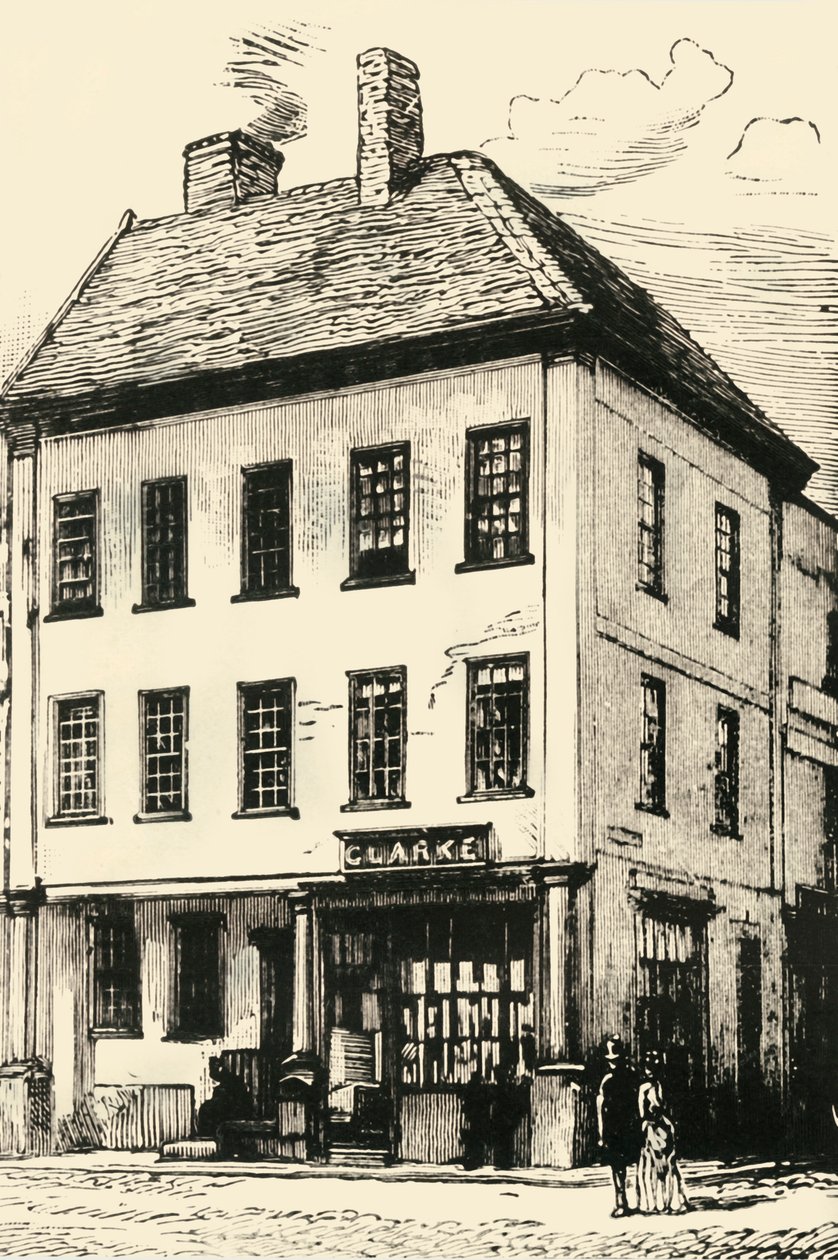 Johnsonin syntymäpaikka Lichfieldissä, 1902. tekijältä Unbekannt