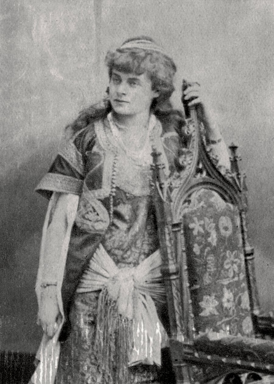 Julie Feyghine, ranskalainen näyttelijä, 1881 tekijältä Unbekannt