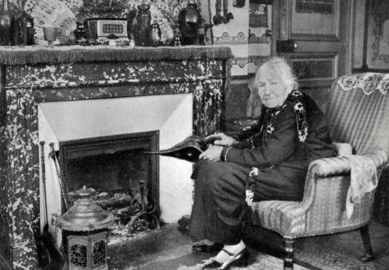 Juliette Adam, ranskalainen kirjailija ja feministi, 1929 tekijältä Unbekannt