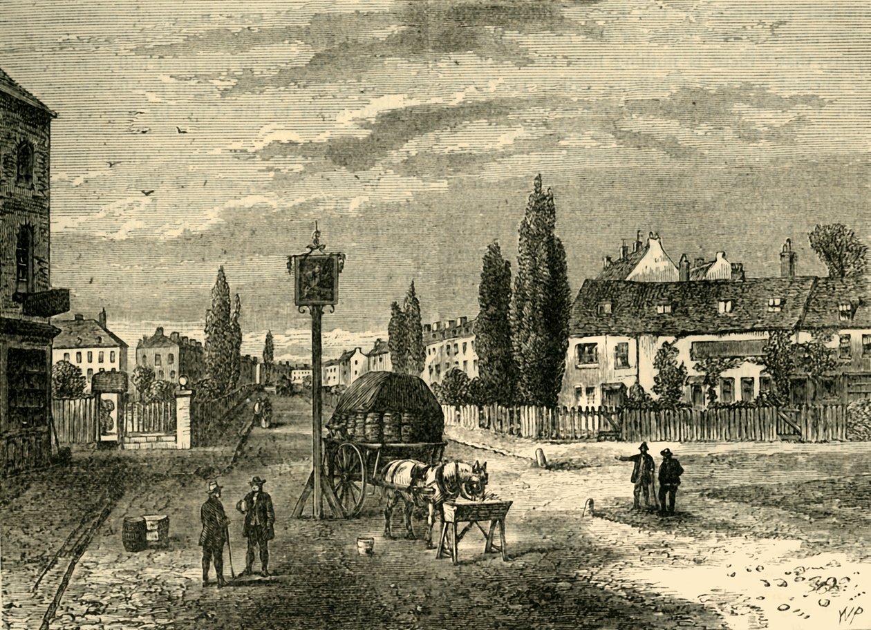 Kennington, Greenistä, 1780, c1878. tekijältä Unbekannt