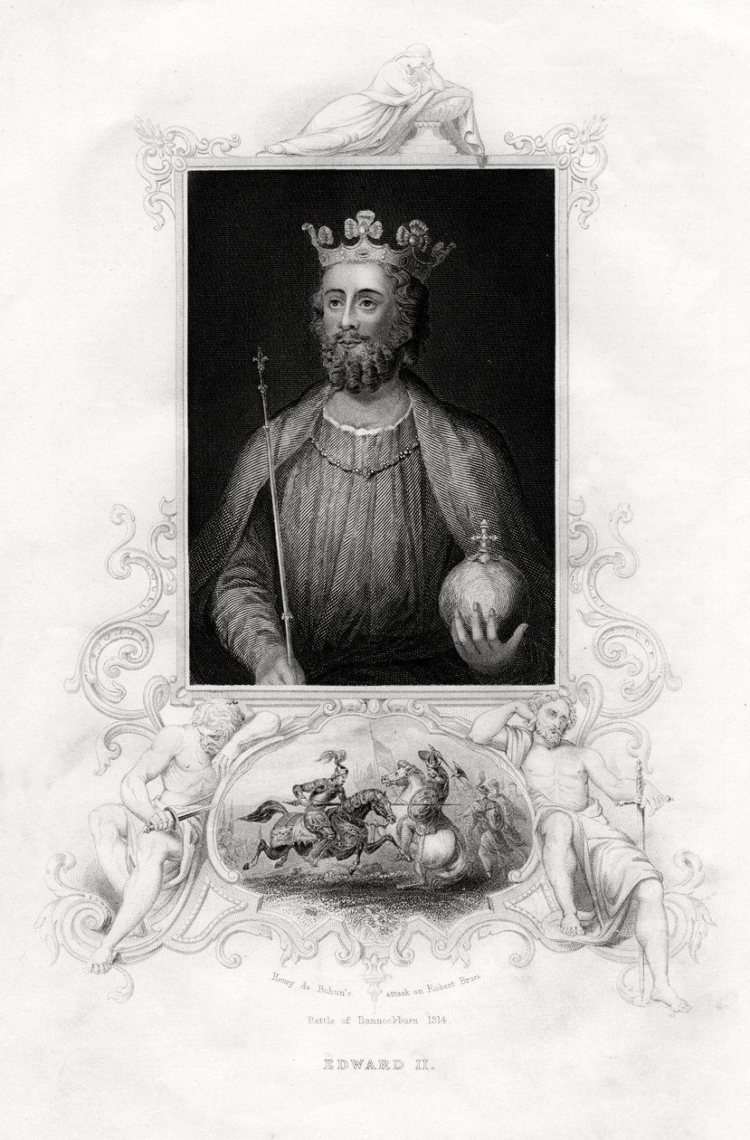 Kuningas Edward II, 1860 tekijältä Unbekannt